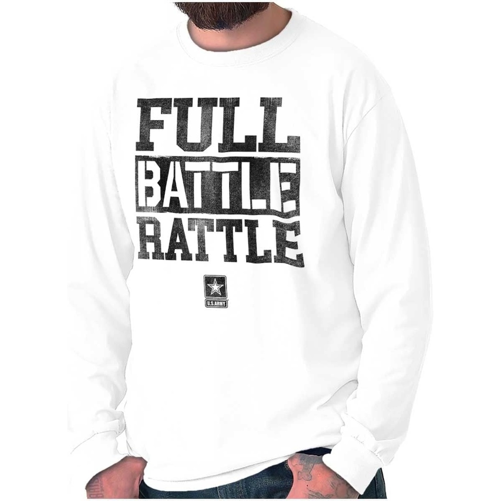image:imageUS Army Casual Military PT Style Long Sleeve Tshirt Men WomenWhite