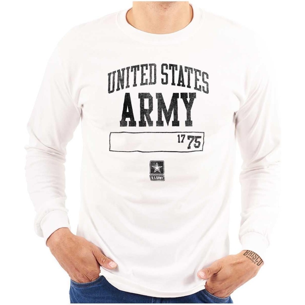 image:imageUS Army United States Soldier Long Sleeve Tshirt Men WomenWhite