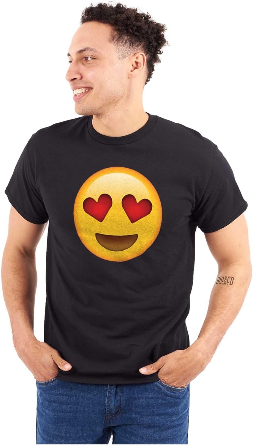 image:image100 Points Perfect Score Text Icon Graphic T Shirt Men or WomenHeart Eyes Emoticon Black