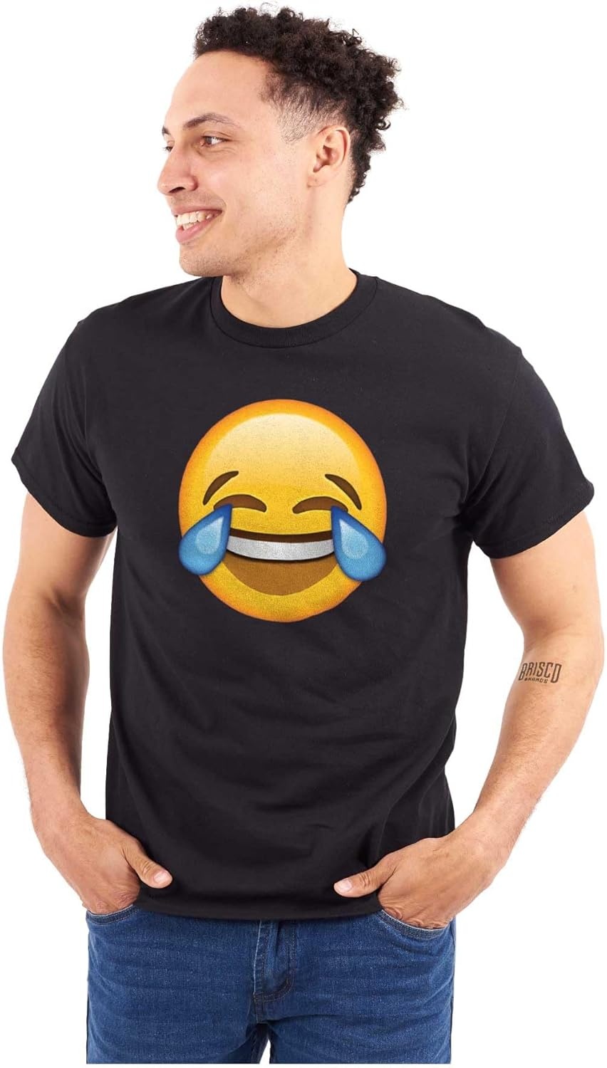 image:image100 Points Perfect Score Text Icon Graphic T Shirt Men or WomenLaughing Crying Emoticon Black