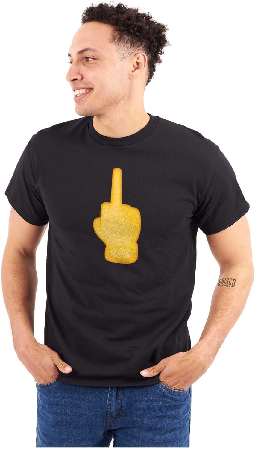 image:image100 Points Perfect Score Text Icon Graphic T Shirt Men or WomenMiddle Finger Emoticon Black