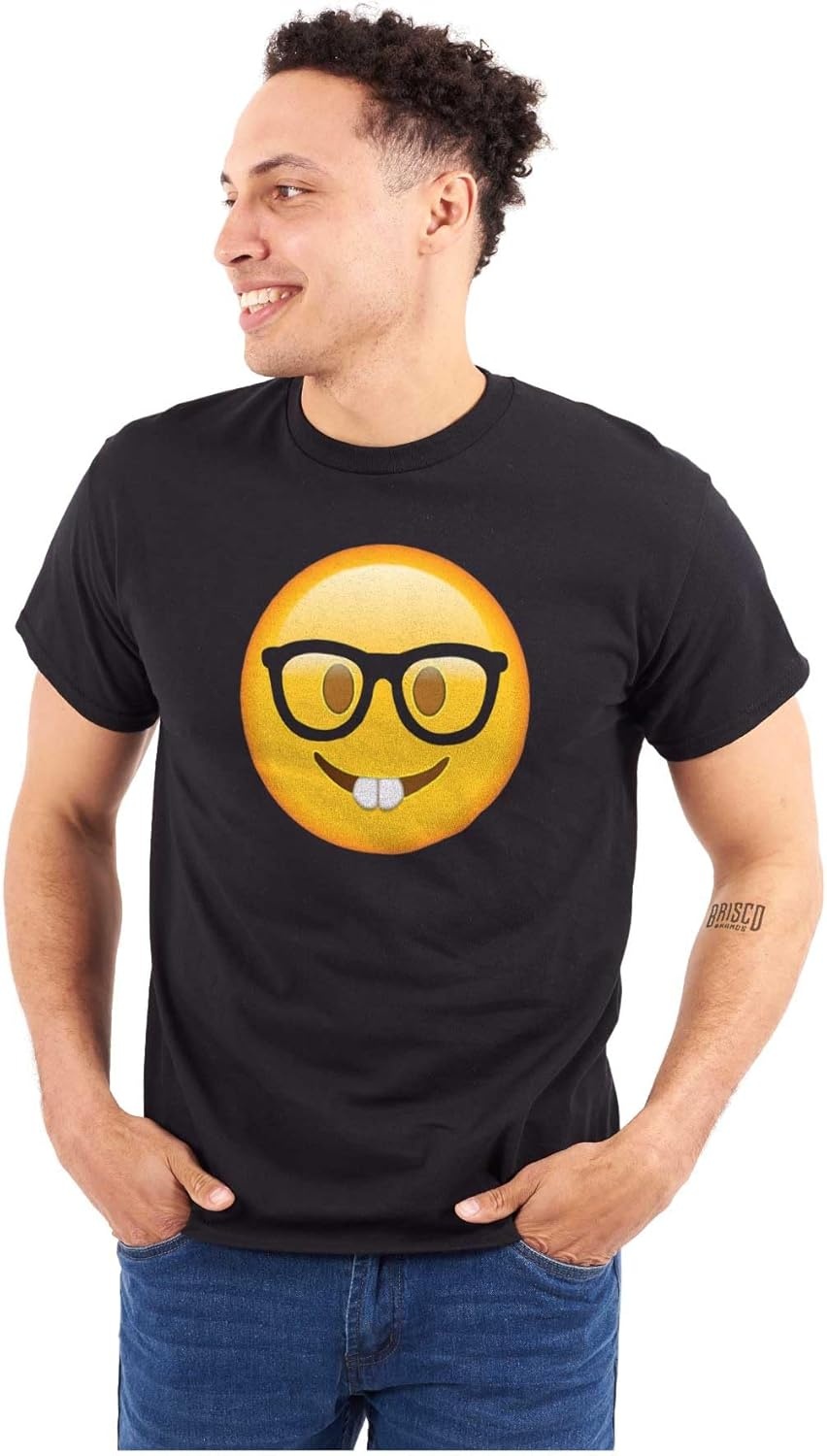 image:image100 Points Perfect Score Text Icon Graphic T Shirt Men or WomenNerd Emoticon Black