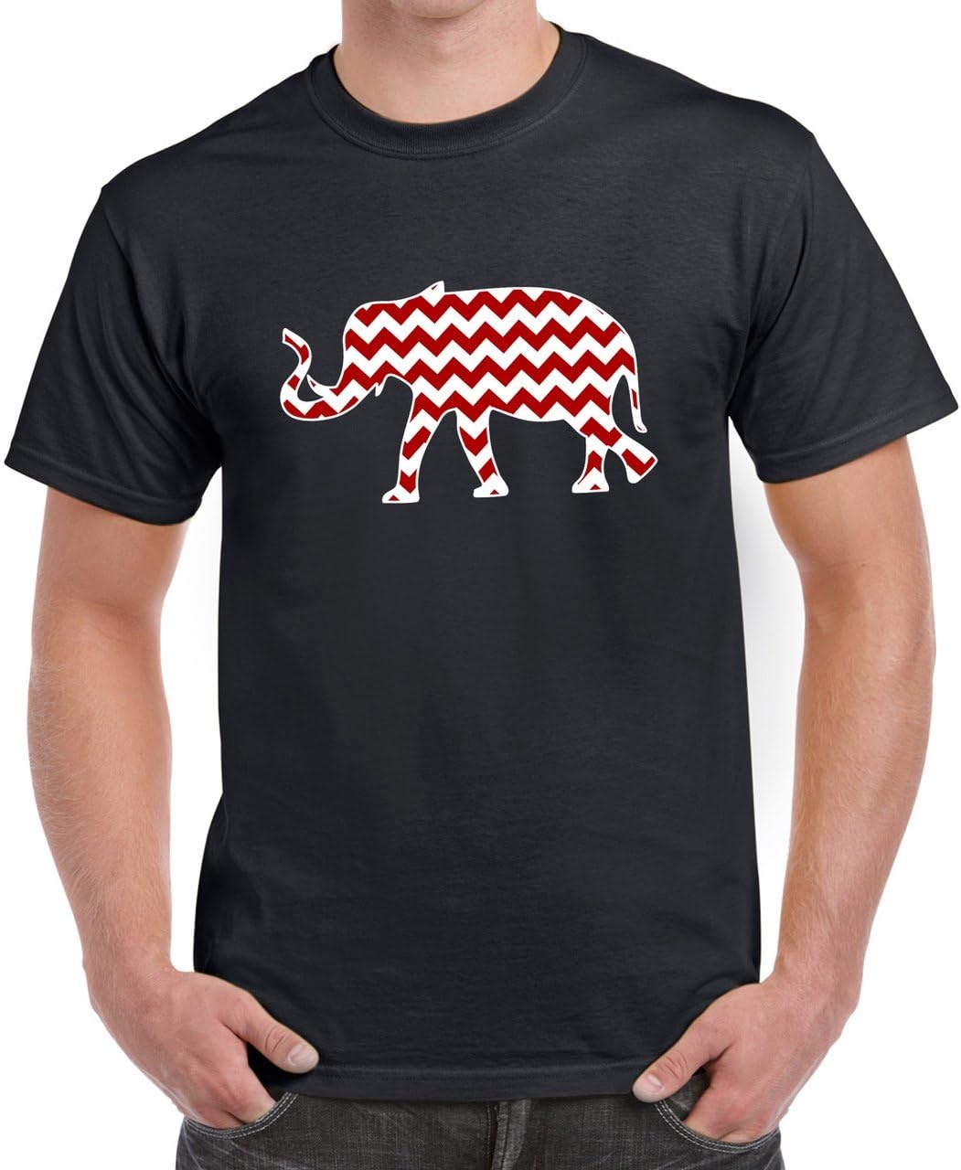 image:imageAlabama AL Elephant Chevron Print Womens Graphic T Shirt TeesBlack