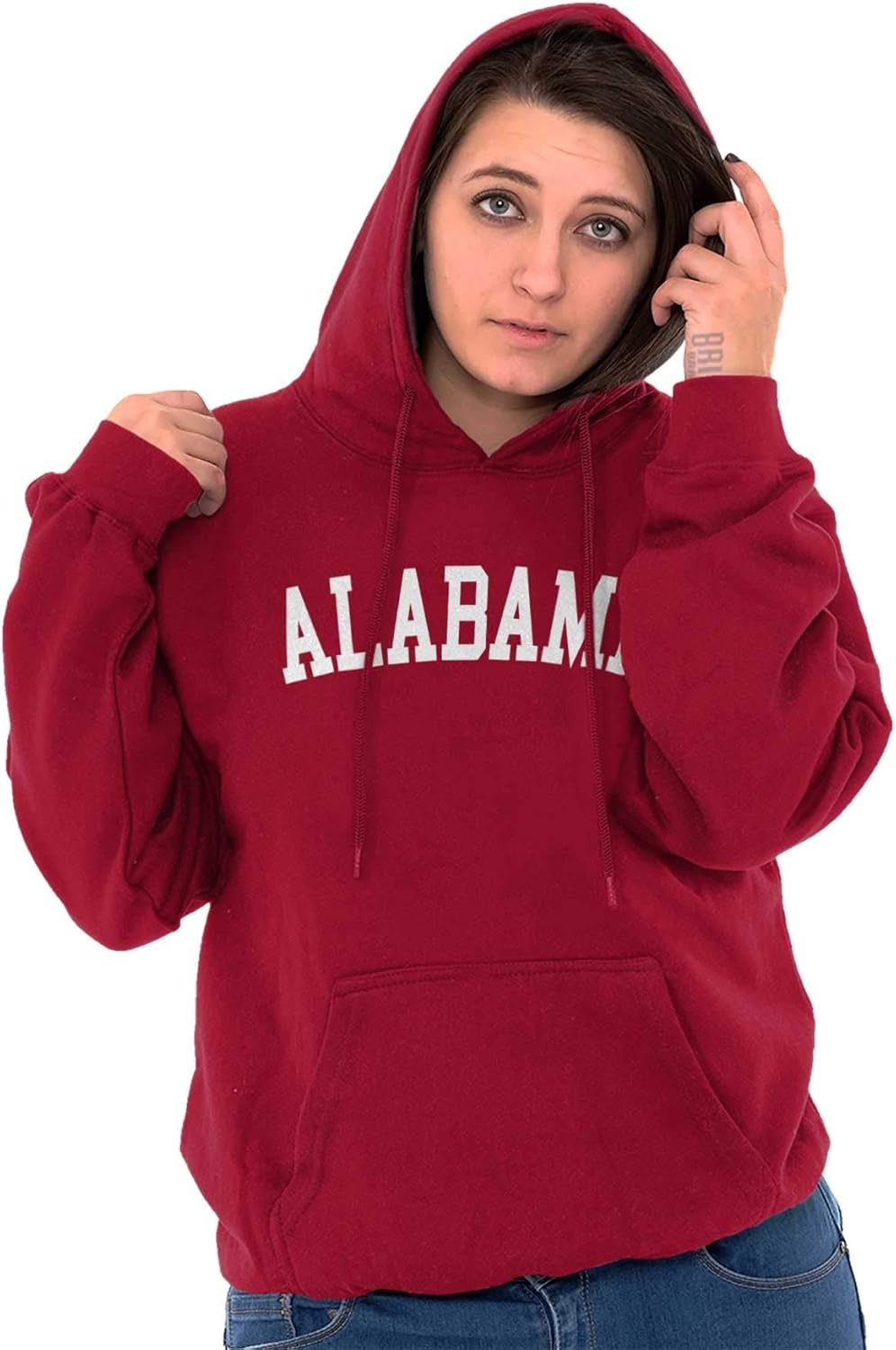 image:imageAlabama Simple Traditional Classic Hoodie Sweatshirt Women MenCardinal Red