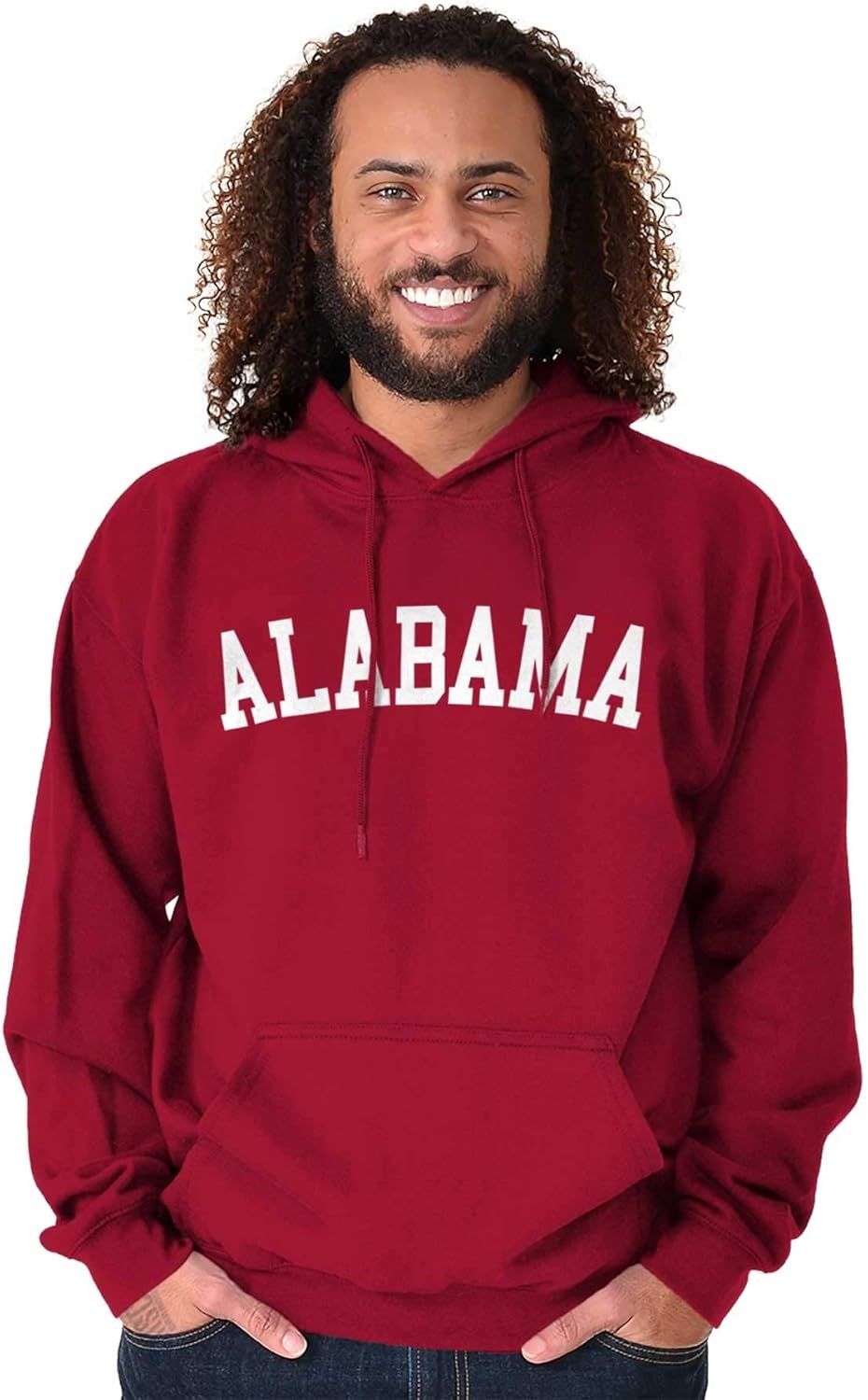 image:imageAlabama Simple Traditional Classic Hoodie Sweatshirt Women MenCardinal Red