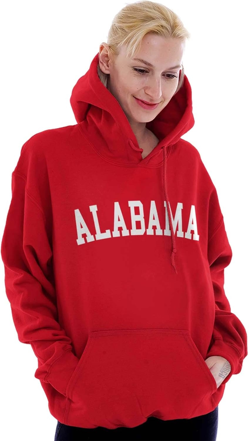 image:imageAlabama Simple Traditional Classic Hoodie Sweatshirt Women MenRed