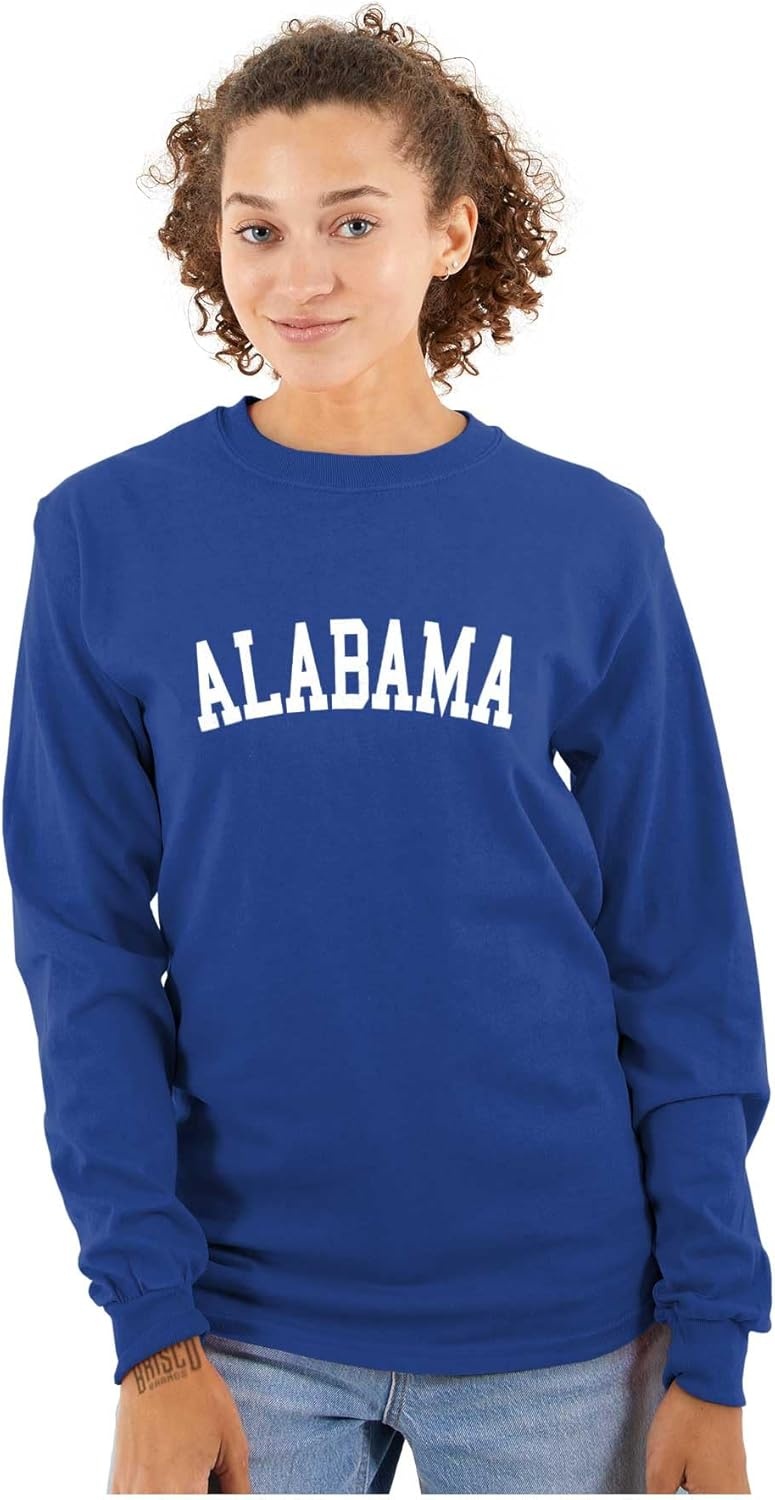image:imageAlabama Simple Traditional Classic Long Sleeve Tshirt Men WomenRoyal