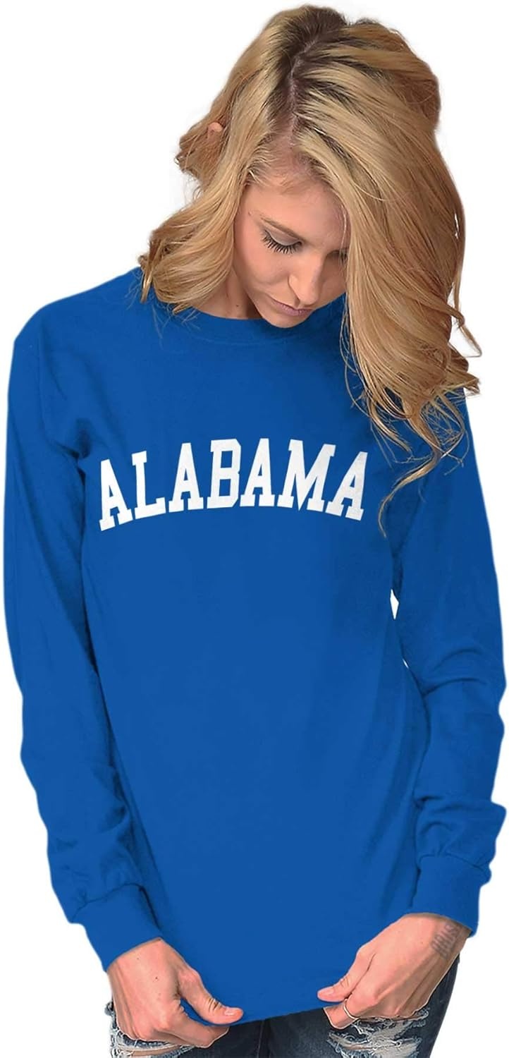 image:imageAlabama Simple Traditional Classic Long Sleeve Tshirt Men WomenRoyal
