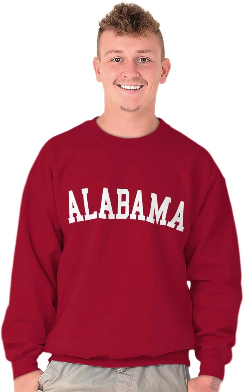 image:imageAlabama Simple Traditional Classic Sweatshirt for Men or WomenCardinal Red