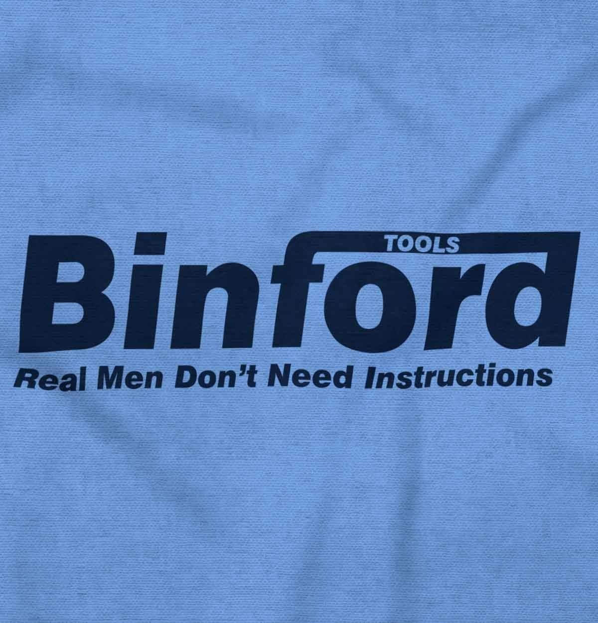 image:imageBinford Tools Real Men No Instruction Graphic T Shirt Men or WomenCarolina Blue