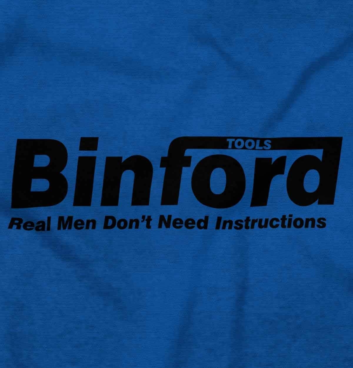 image:imageBinford Tools Real Men No Instruction Graphic T Shirt Men or WomenRoyal