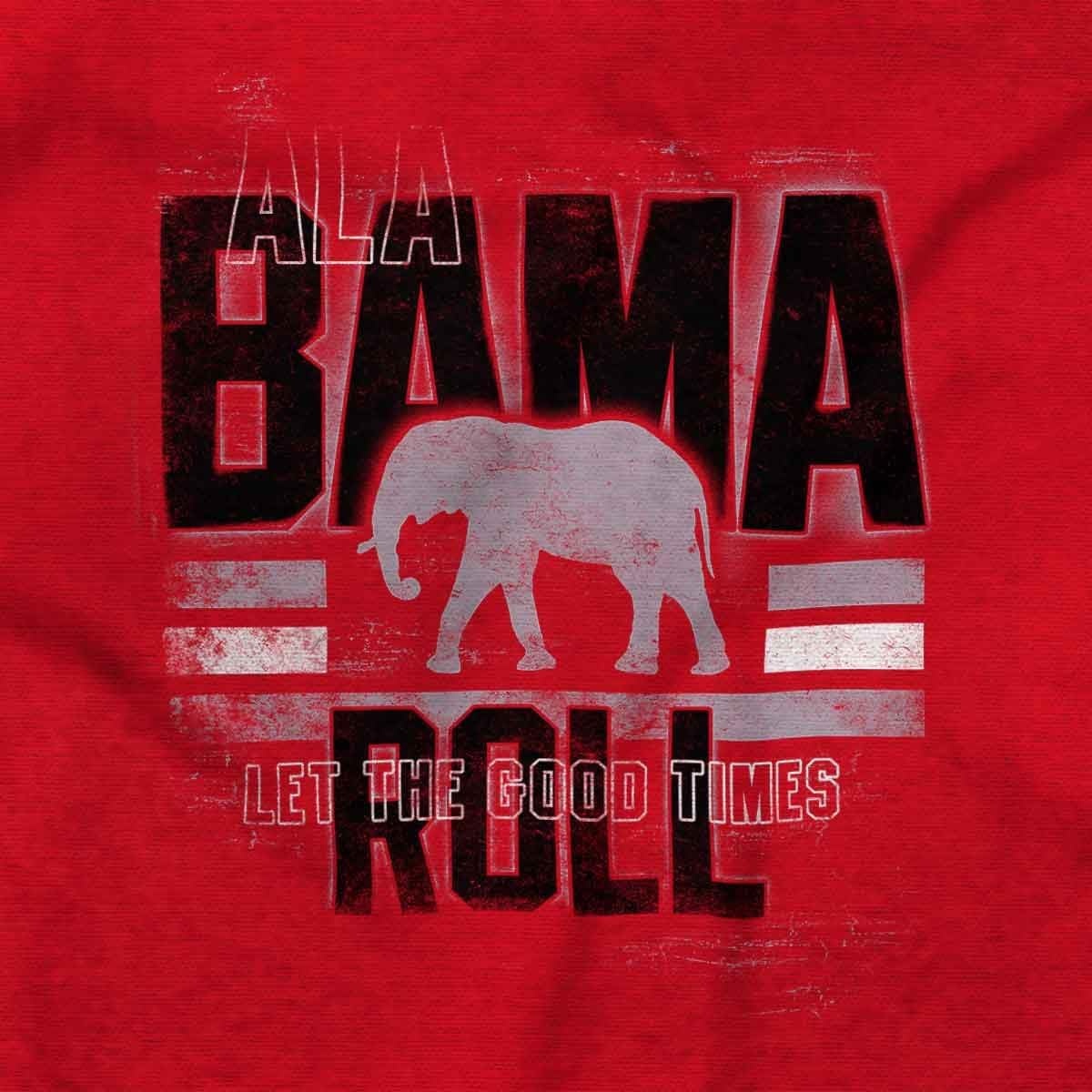 image:imageBrisco Brands Alabama Good Times Roll College Graphic T Shirt Men or WomenCardinal Red