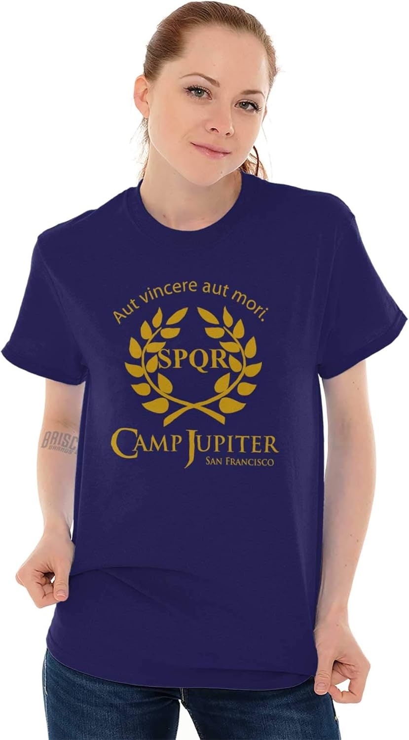 image:imageBrisco Brands Camp Jupiter SPQR Greek Mythology Graphic T Shirt Men or WomenPurple
