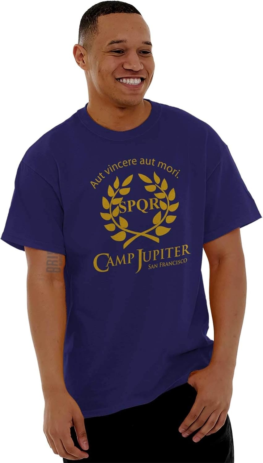 image:imageBrisco Brands Camp Jupiter SPQR Greek Mythology Graphic T Shirt Men or WomenPurple
