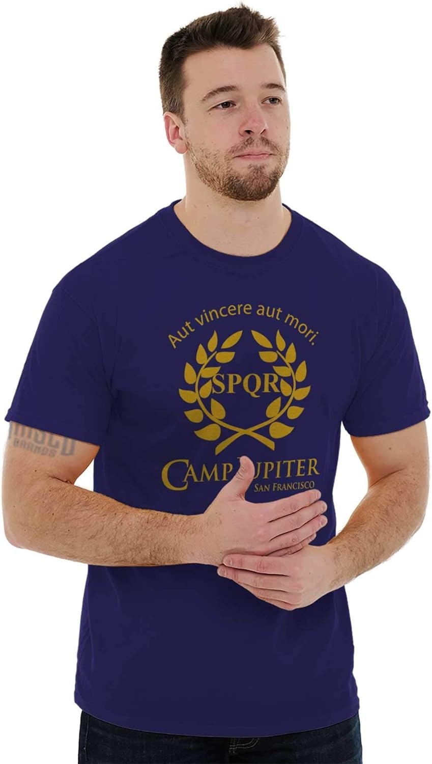 image:imageBrisco Brands Camp Jupiter SPQR Greek Mythology Graphic T Shirt Men or WomenPurple