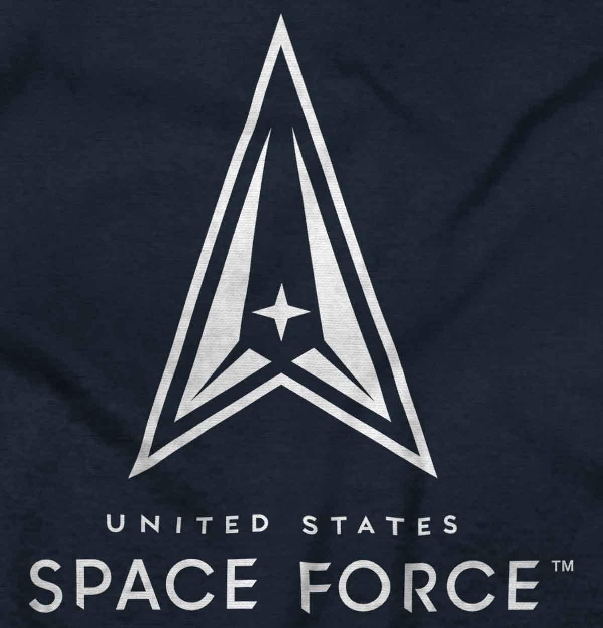 image:imageBrisco Brands Classic US Space Force Military Logo Sweatshirt for Men or WomenNavy