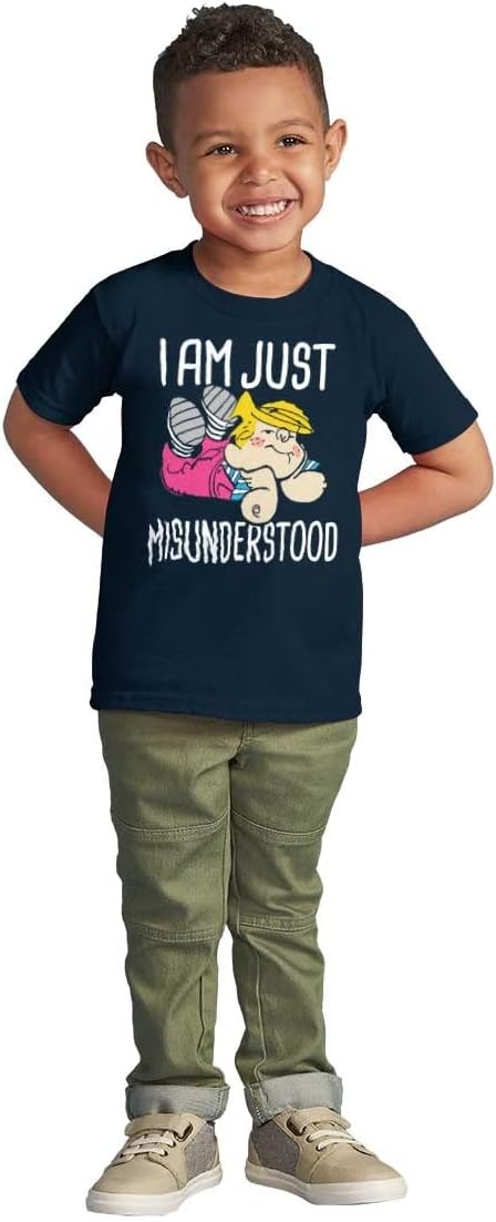 image:imageBrisco Brands Dennis The Menace Just Misunderstood Toddler Boy Girl T ShirtNavy