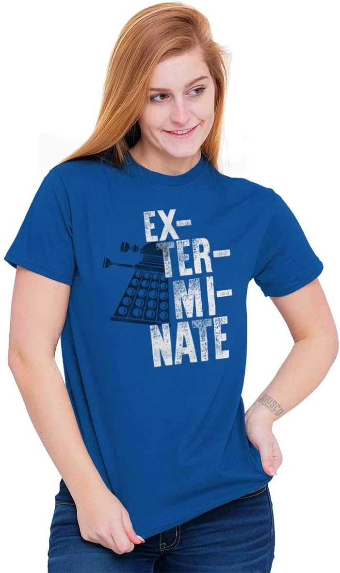 image:imageBrisco Brands Exterminate Mutant ScienceFiction Graphic T Shirt Men or WomenRoyal