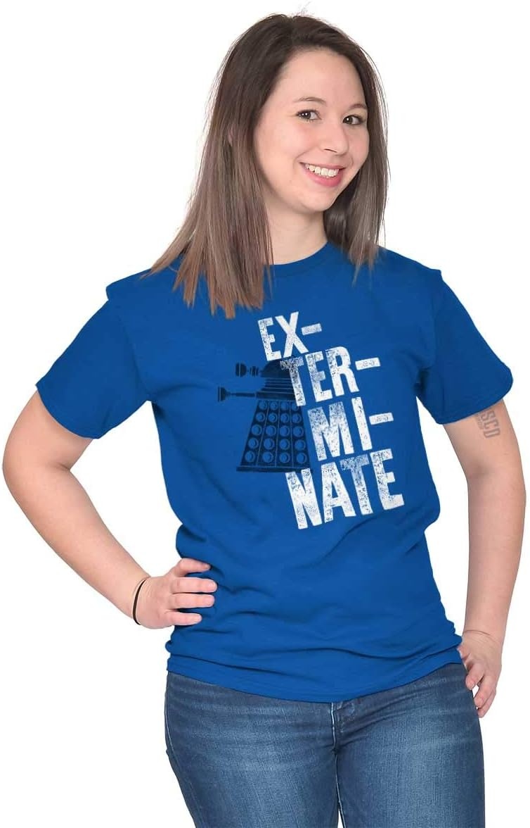 image:imageBrisco Brands Exterminate Mutant ScienceFiction Graphic T Shirt Men or WomenRoyal