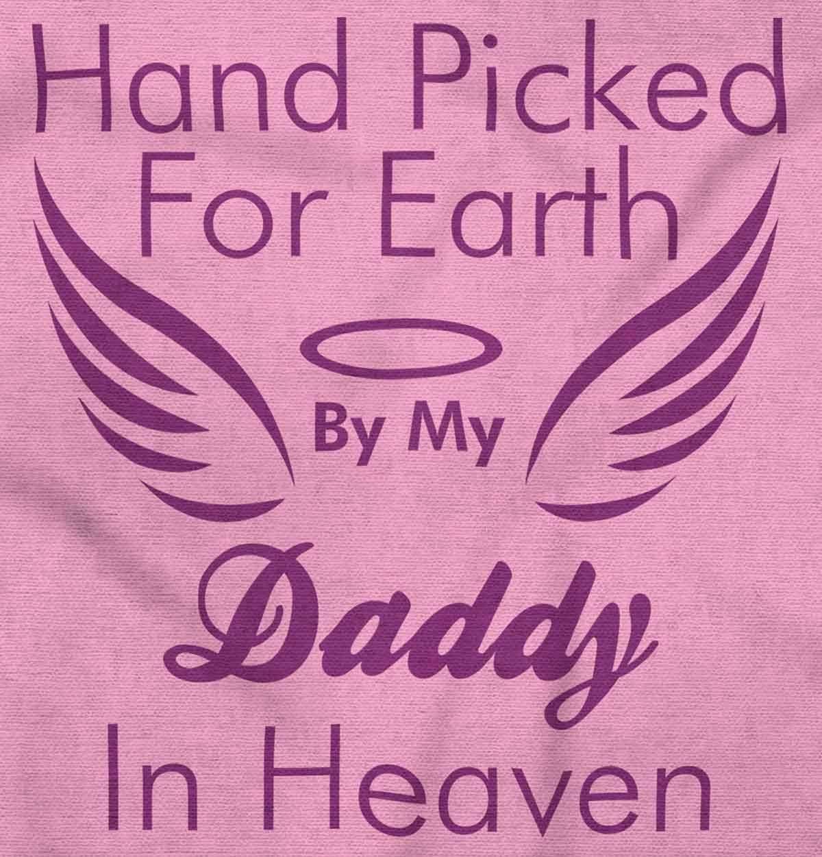 image:imageBrisco Brands Father Hand Picked By Daddy in Heaven Baby Romper Boys or GirlsPink