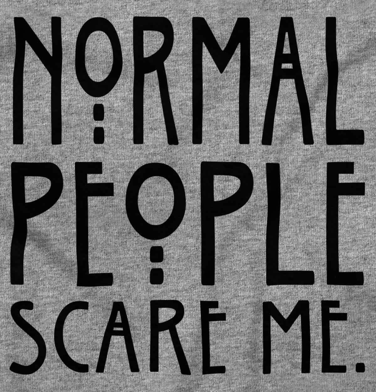 image:imageBrisco Brands Normal People Scare Me Tales Horror Hoodie Sweatshirt Women MenSport Grey