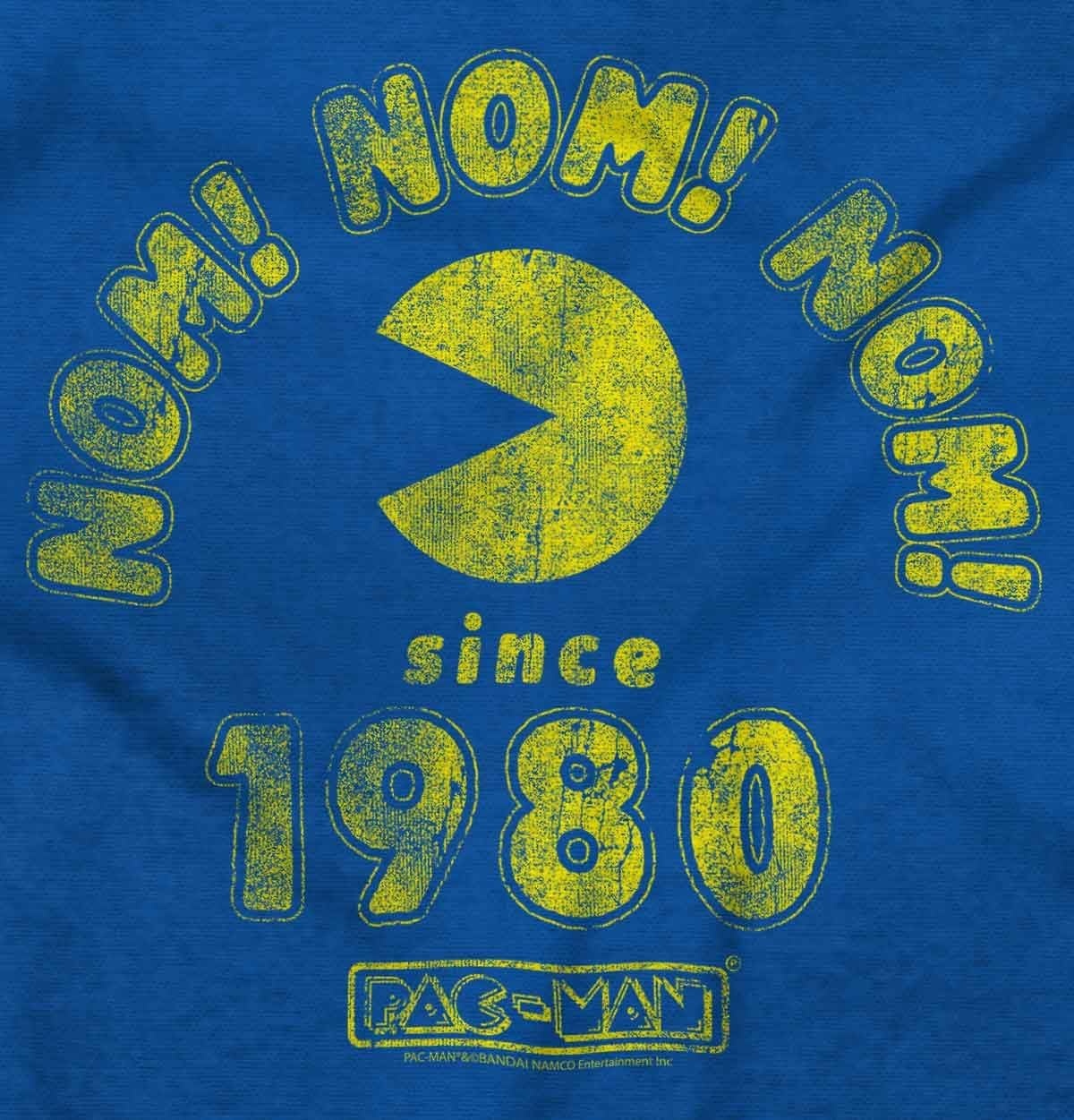 image:imageBrisco Brands PACMAN 80s Arcade Game Nom Nom Baby Romper Boys or GirlsRoyal