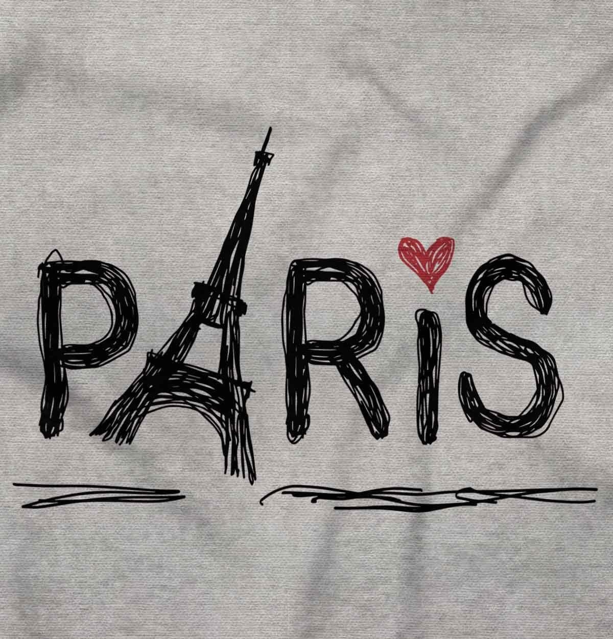image:imageBrisco Brands Paris France Eiffel Tower Souvenir Women Crewneck SweatshirtSport Grey