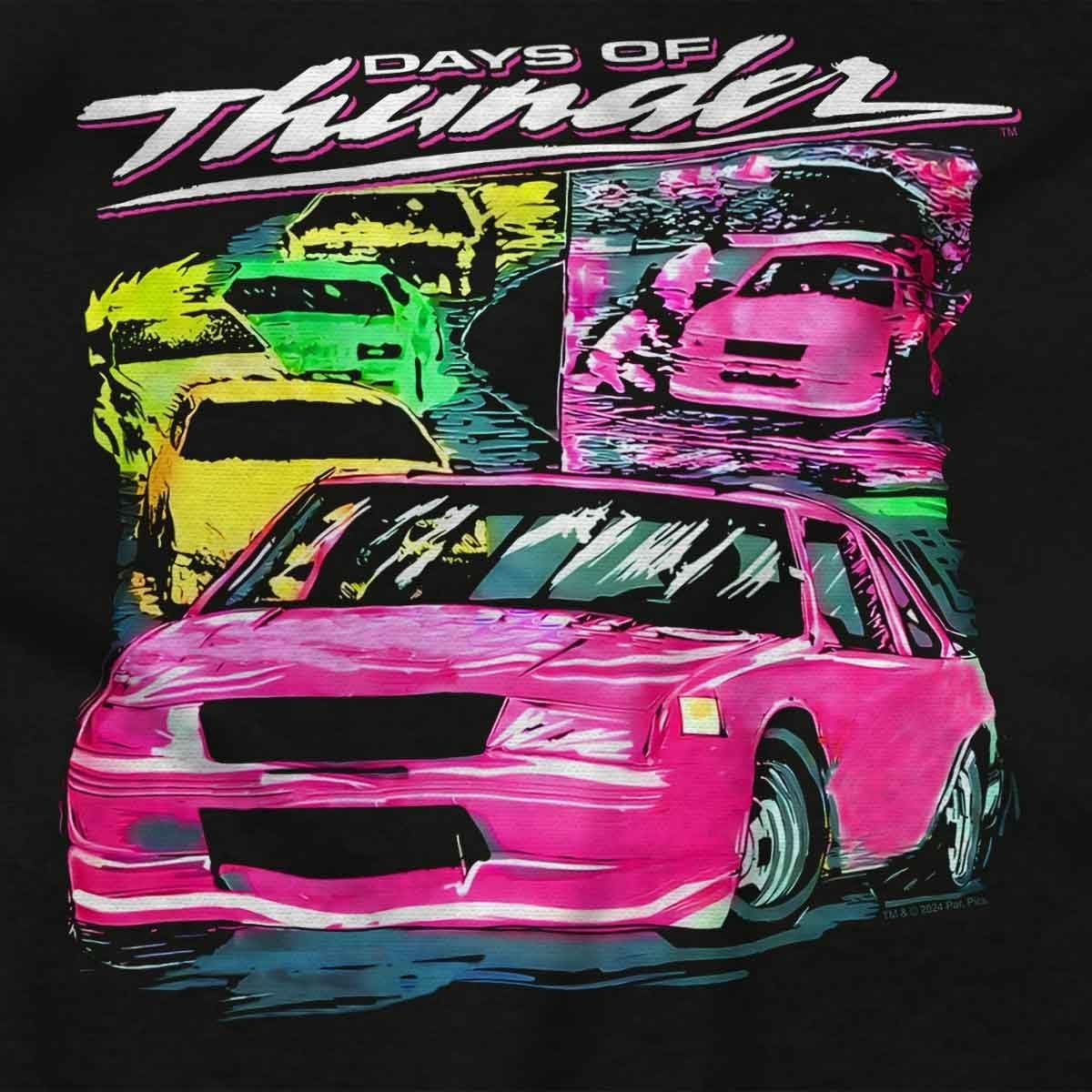 image:imageBrisco Brands Retro Days of Thunder Movie Racecar Mens Graphic T Shirt TeesBlack