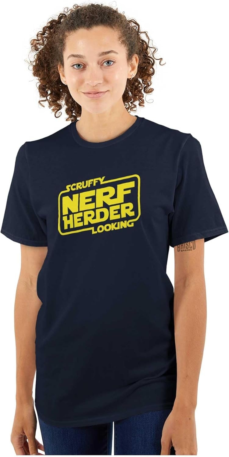 image:imageBrisco Brands Scruffy Looking Herder Insult Galaxy Graphic T Shirt Men or WomenNavy