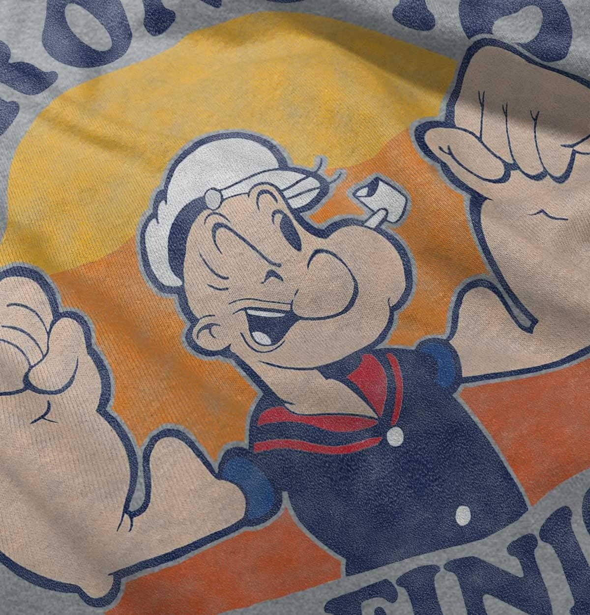 image:imageBrisco Brands Strong to The Finish Popeye Sailor Toddler Boy Girl T ShirtHeather