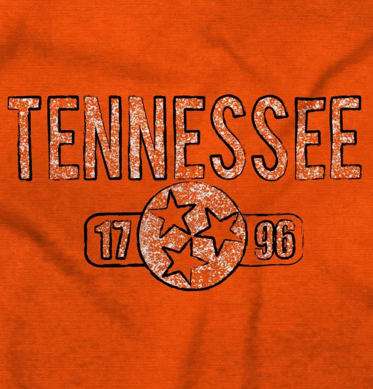 image:imageBrisco Brands Tennessee Stenciled State Flag Icon Hoodie Sweatshirt Women MenOrange