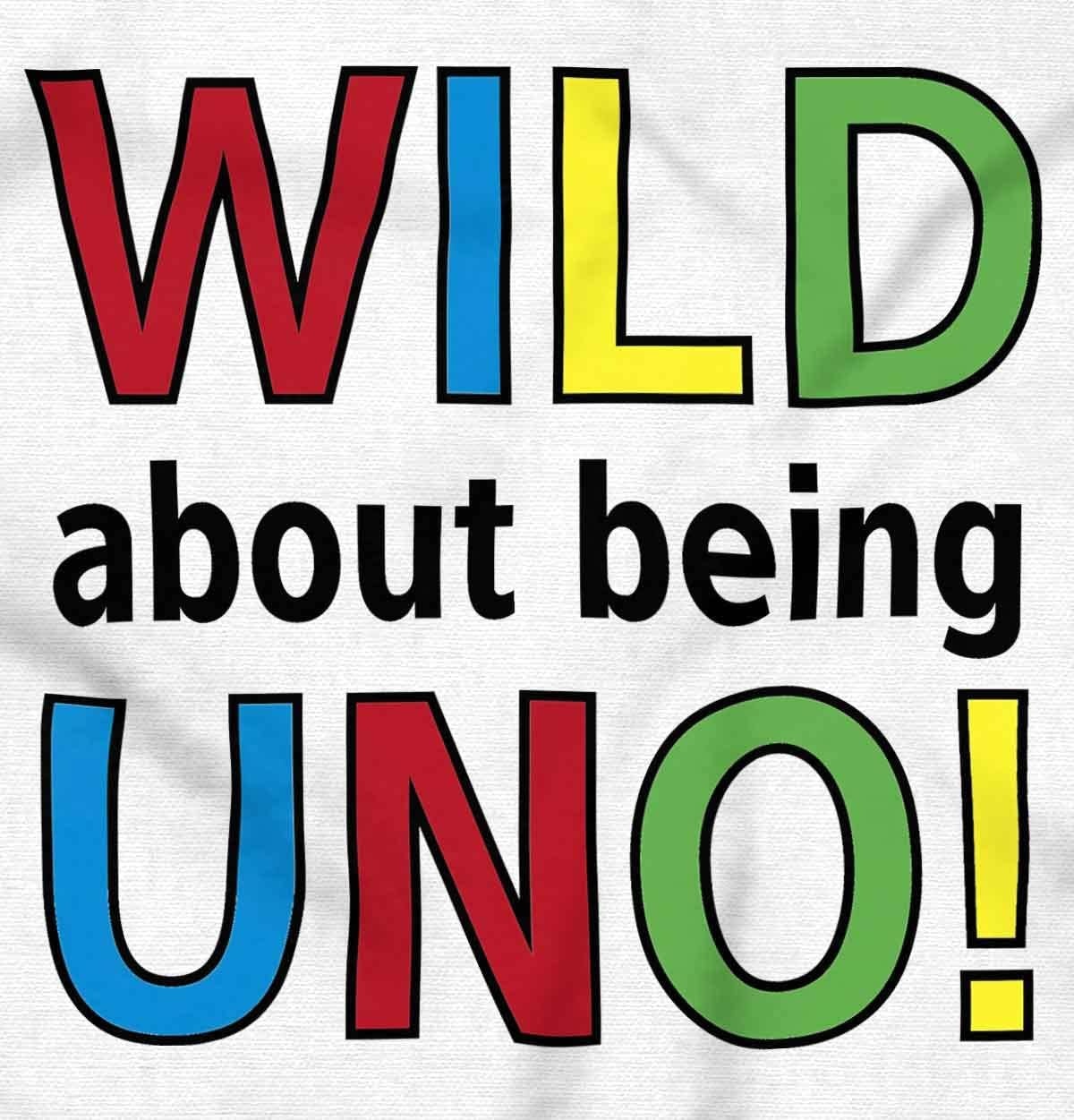 image:imageBrisco Brands Wild About Turning Uno First Birthday Baby Romper Boys or GirlsWhite