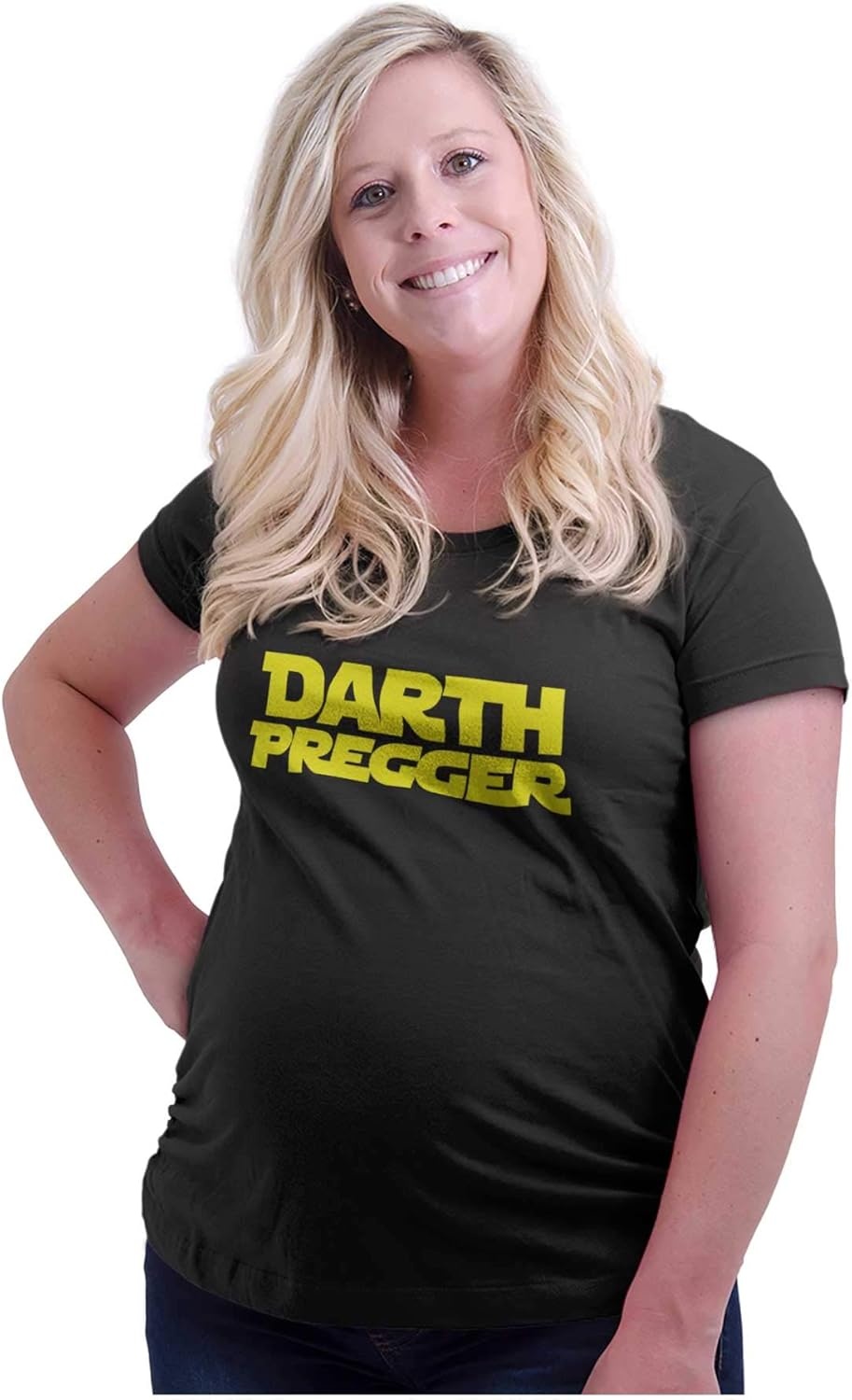 image:imageBrisco Brands Womens Maternity Dark Lord Pregnant Galaxy T Shirt Tee