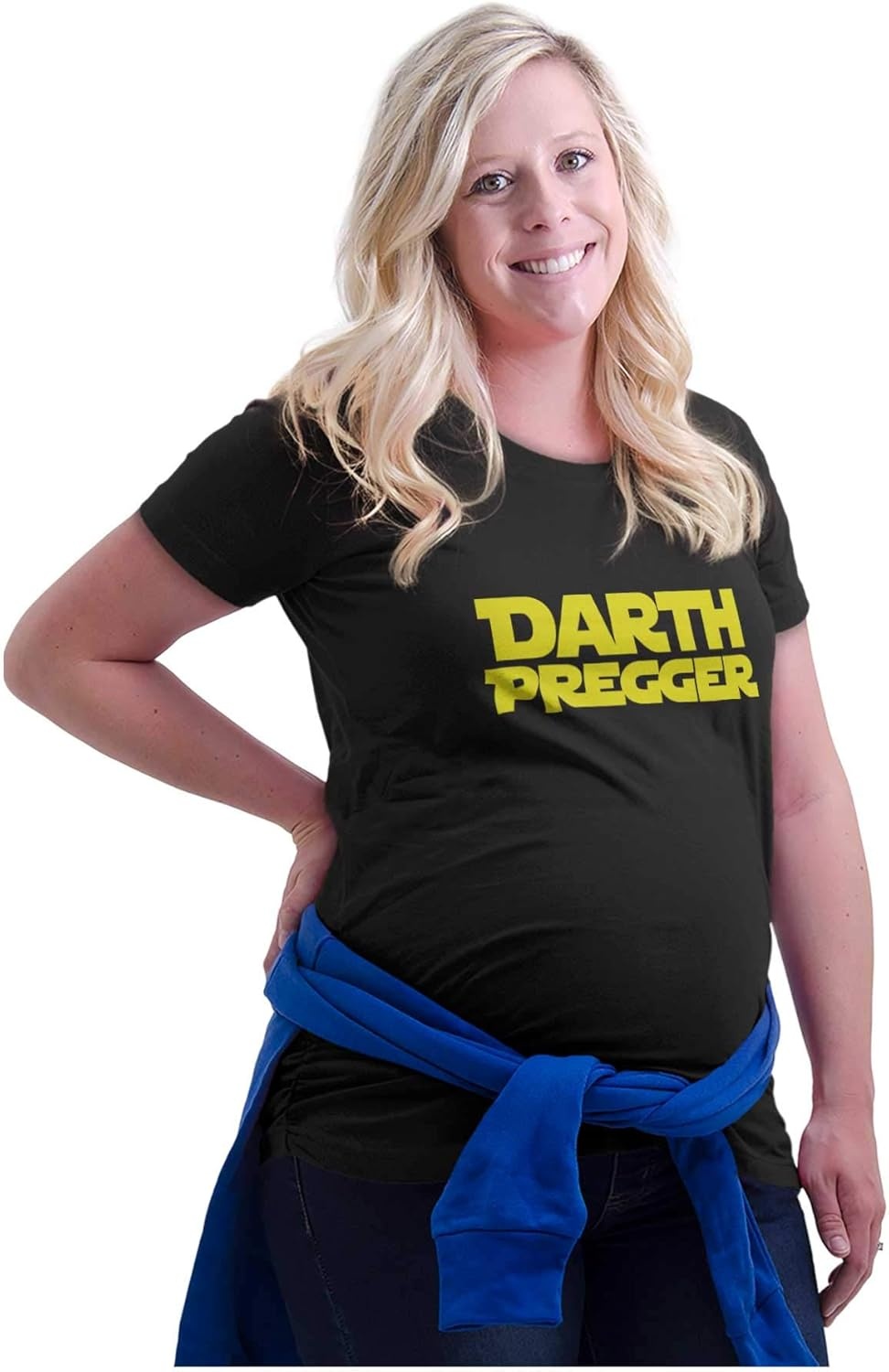 image:imageBrisco Brands Womens Maternity Dark Lord Pregnant Galaxy T Shirt Tee