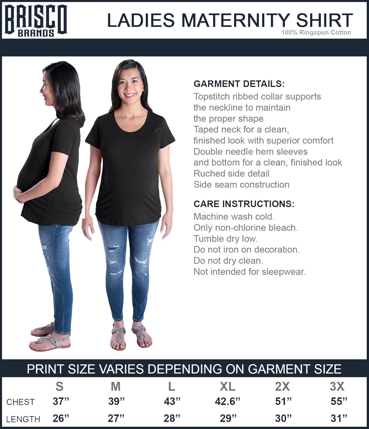 image:imageBrisco Brands Womens Maternity Dark Lord Pregnant Galaxy T Shirt Tee