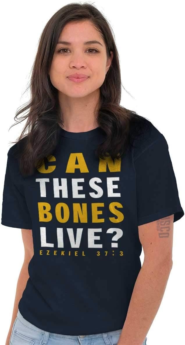 image:imageCan These Bones Live Ezekiel 373 Graphic T Shirt Men or WomenNavy