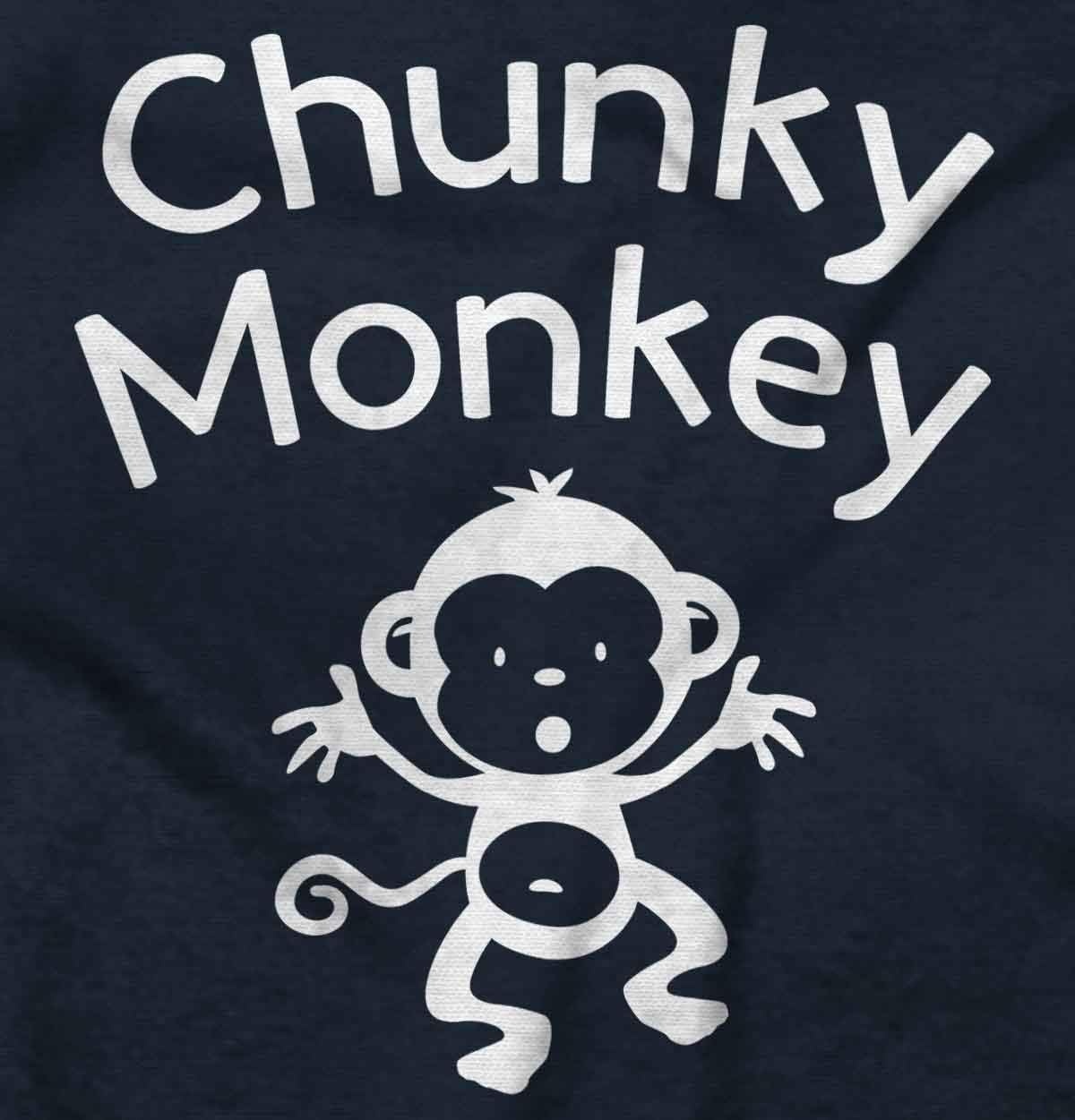 image:imageChunky Monkey Adorable Animal Babies Toddler Boy Girl T ShirtNavy