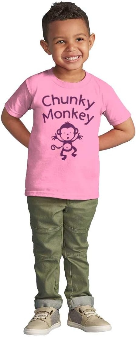 image:imageChunky Monkey Adorable Animal Babies Toddler Boy Girl T ShirtPink