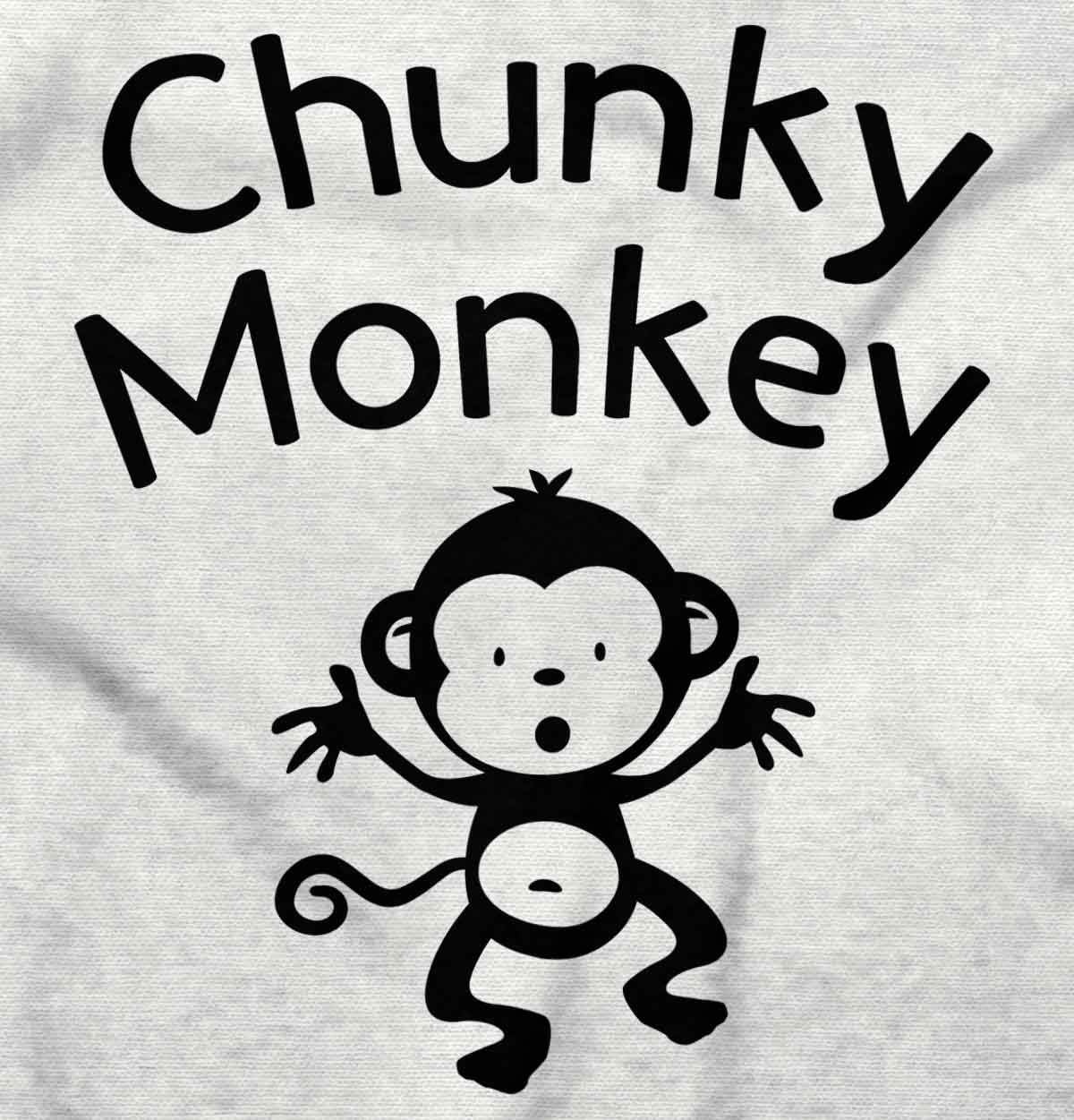 image:imageChunky Monkey Adorable Animal Babies Toddler Boy Girl T ShirtWhite