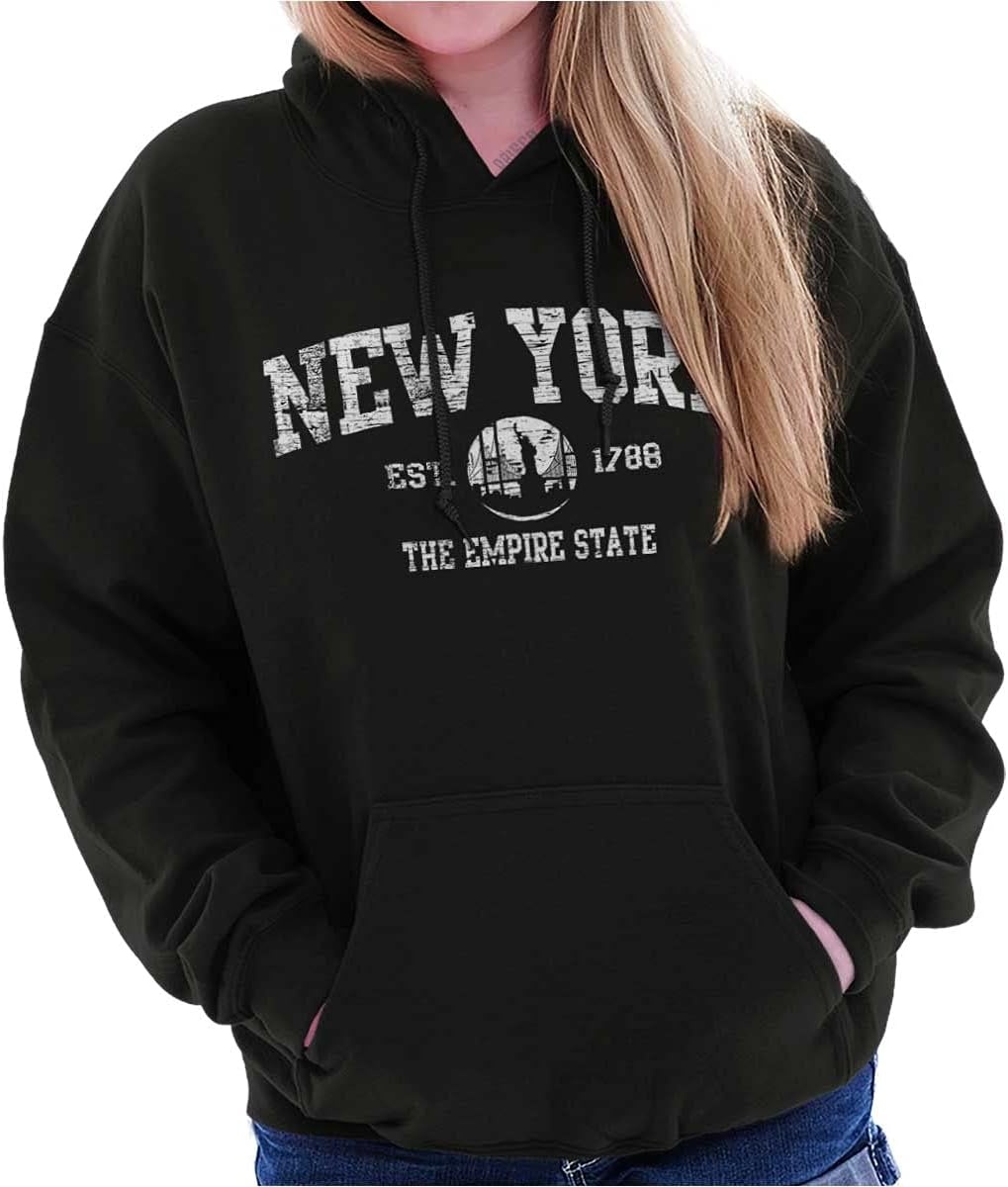 image:imageClassic Teaze New York NYC Empire Statue of Liberty Hoodie Sweatshirt Women MenBlack