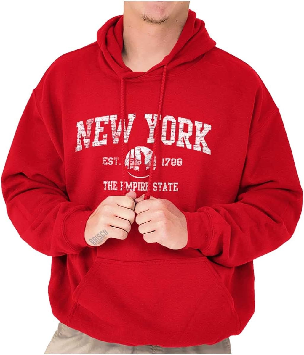 image:imageClassic Teaze New York NYC Empire Statue of Liberty Hoodie Sweatshirt Women MenRed