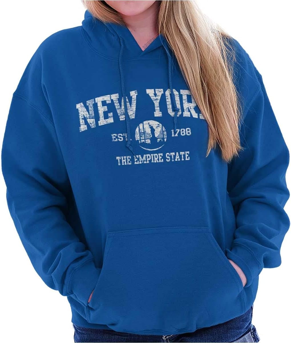 image:imageClassic Teaze New York NYC Empire Statue of Liberty Hoodie Sweatshirt Women MenRoyal