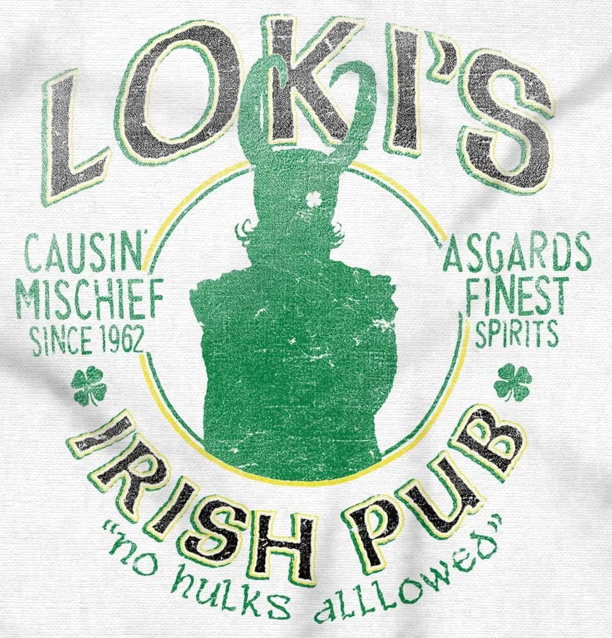 image:imageComic Book Villain Irish Pub Funny Graphic T Shirt Men or WomenWhite