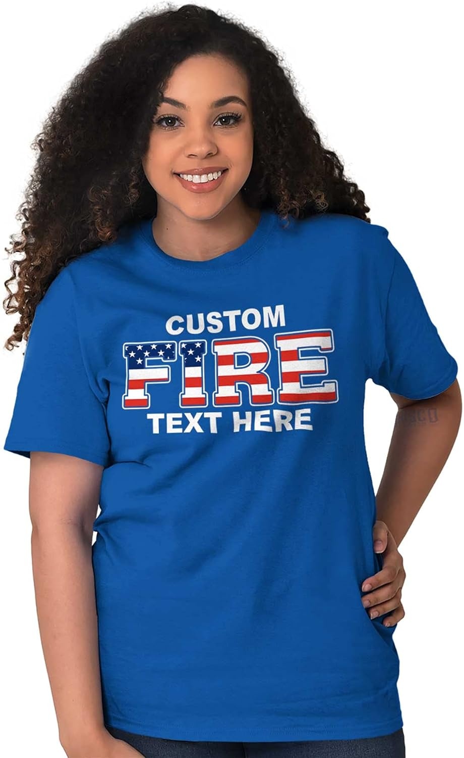 image:imageCustom Firefighter Company Firemen Graphic T Shirt Men or WomenRoyal