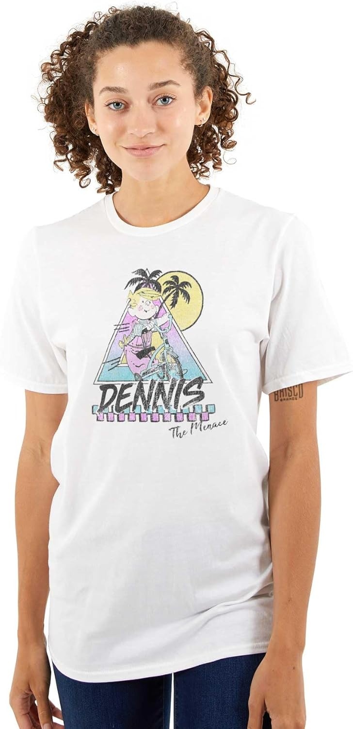 image:imageDennis The Menace Summer Bike Ride Graphic T Shirt Men or WomenWhite