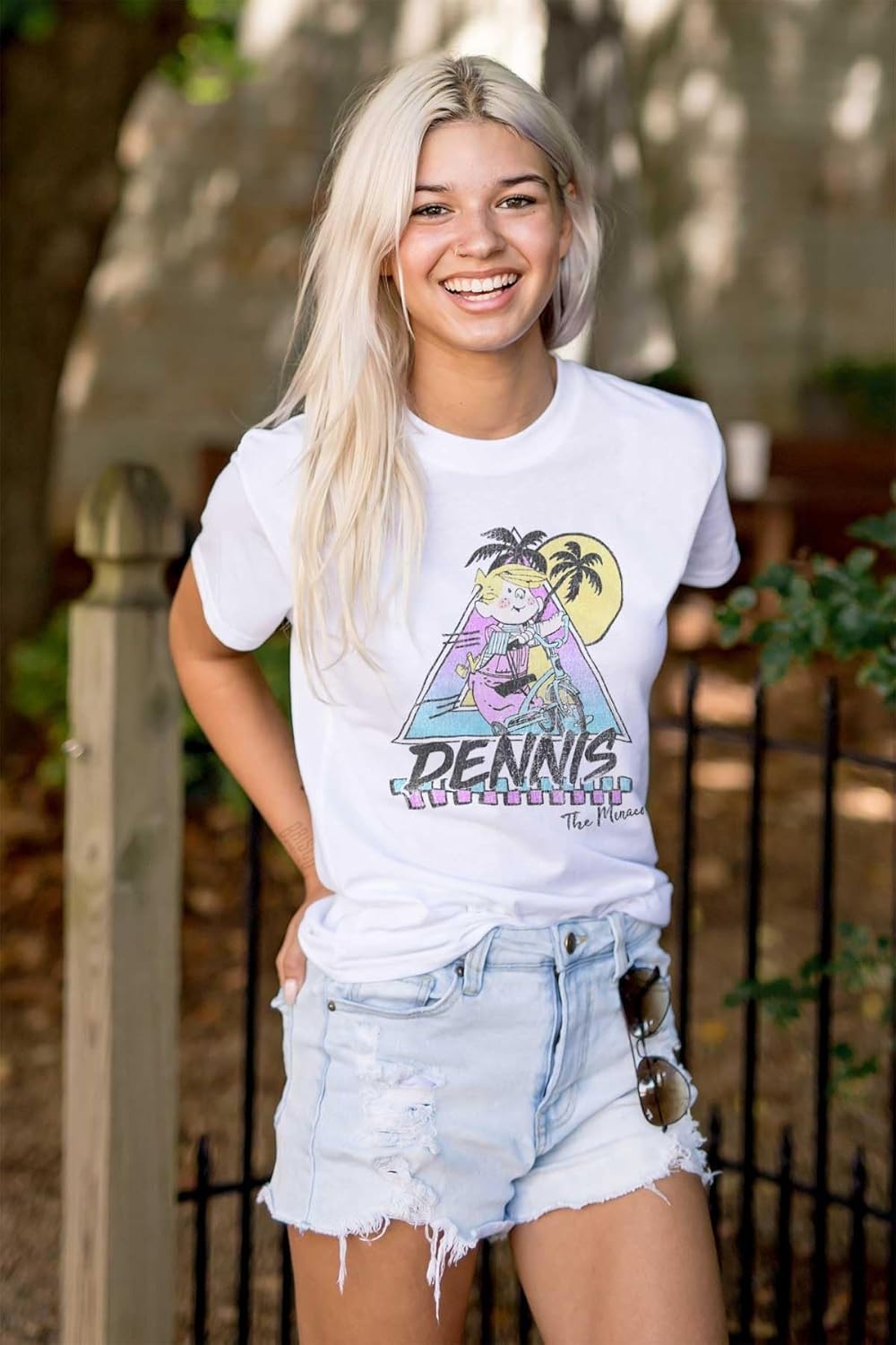image:imageDennis The Menace Summer Bike Ride Graphic T Shirt Men or WomenWhite