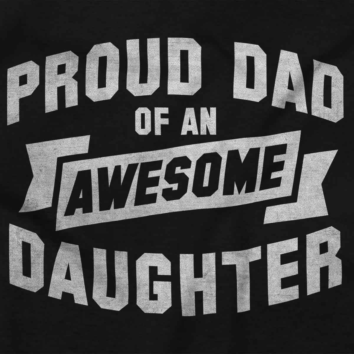 image:imageFathers Day Funny Proud Dad of Kids Mens Graphic Tee ShirtBlack Proud Dad