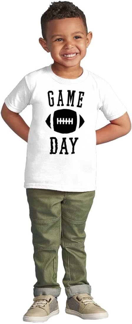 image:imageFootball Sunday Game Day Athletic Toddler Boy Girl T ShirtWhite