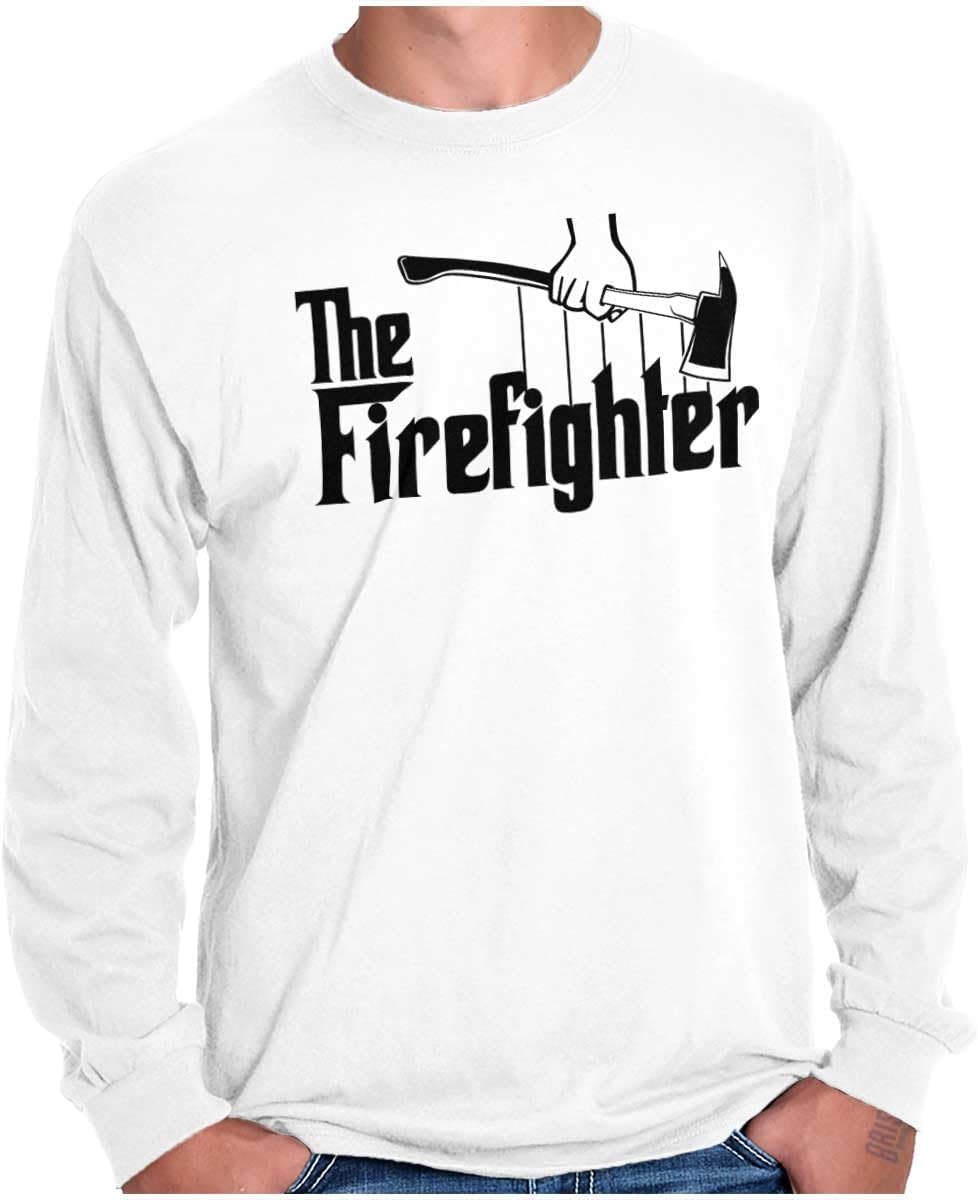 image:imageFunny Fathers Italian Mafia Puppet Movie Logo Mens Long Sleeve Graphic TshirtWhite