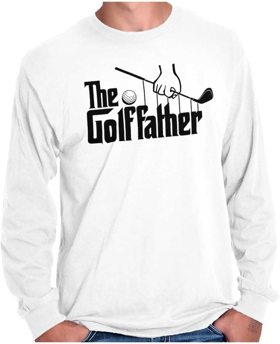 image:imageFunny Fathers Italian Mafia Puppet Movie Logo Mens Long Sleeve Graphic TshirtWhite